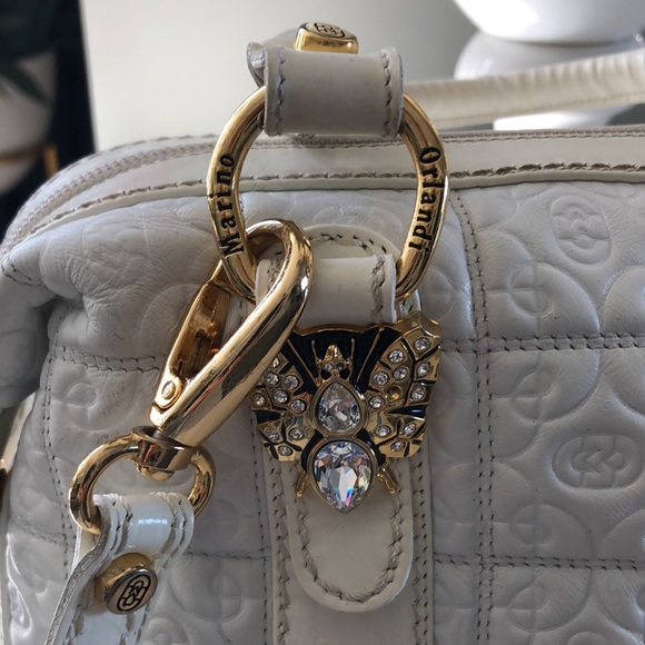 Marino Orlandi Hand Made Classe LineMO Leather Shoulder bag EUC Authentic - Picture 10 of 11